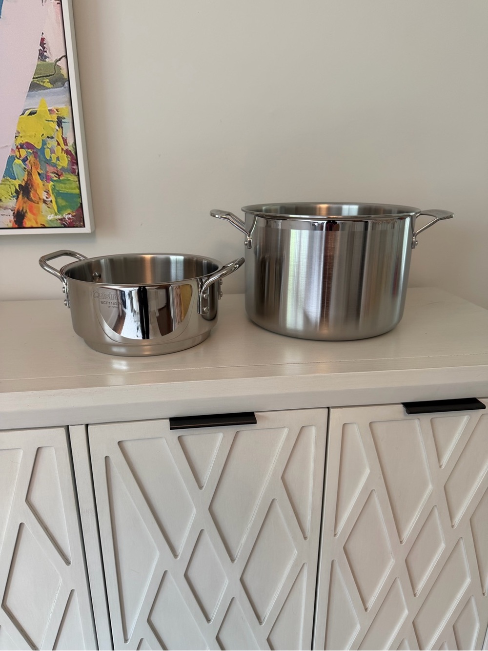 Cuisinart 8 Qt Stainless Steel Stockpot w/ & Steamer Insert, Brand new!